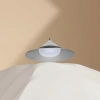Silver lampshade pendant lamp, modern and simple Nordic style ceiling lamp for living room and bedroom details Picture